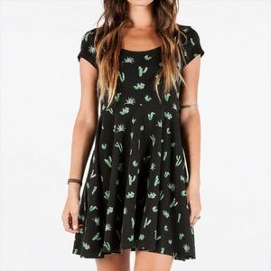 Element Casual Cactus Plant Mini Dress